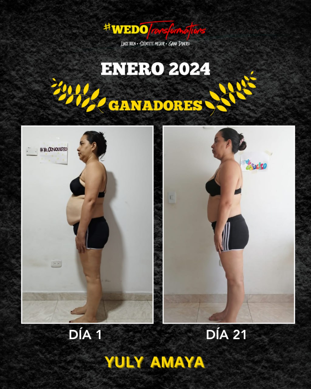 Resultado reto WeDo 21 días