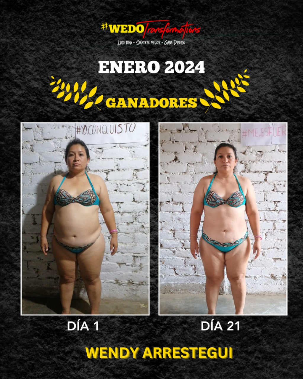 Resultado reto WeDo 21 días